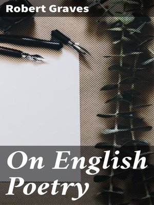 cover image of On English Poetry